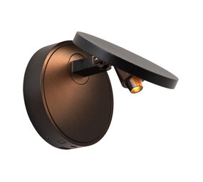 Lucide UFOR - Wandlamp - Ø 12 cm - LED Dim to warm - 1800K/3000K - Zwart | Premium Lucide UFOR - Wandlamp - Ø 12 cm - LED Dim to warm - 1800K/3000K - Zwart | Premium