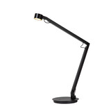 Lucide OGDEN - Bureaulamp - LED 3 StepDim - 1x7W 3000K - Zwart | Premium