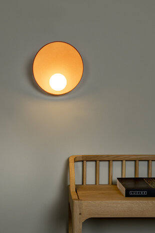 Lucide RAYNELL - Wandlamp - LED Dimb. - 1x6W 3000K - Terracotta Lucide RAYNELL - Wandlamp - LED Dimb. - 1x6W 3000K - Terracotta