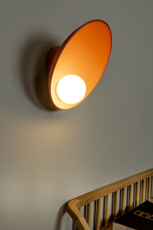Lucide RAYNELL - Wandlamp - LED Dimb. - 1x6W 3000K - Terracotta Lucide RAYNELL - Wandlamp - LED Dimb. - 1x6W 3000K - Terracotta