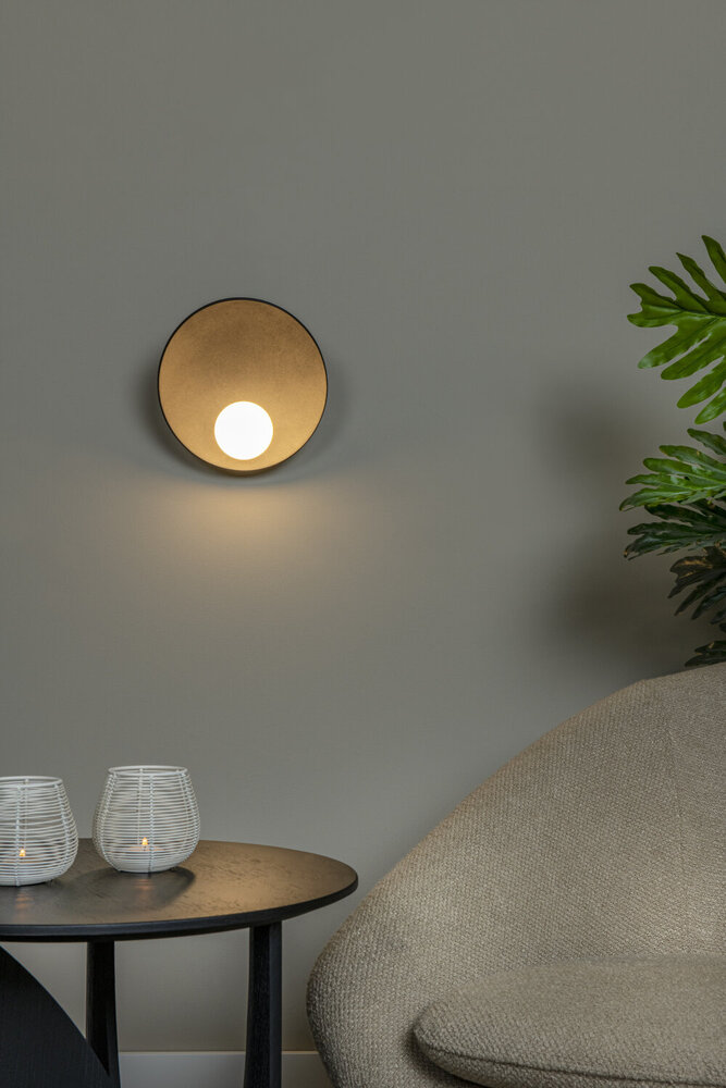 Lucide RAYNELL - Wandlamp - LED Dimb. - 1x6W 3000K - Zwart Lucide RAYNELL - Wandlamp - LED Dimb. - 1x6W 3000K - Zwart