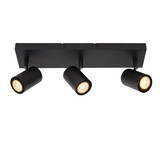 Lucide AMIGO - Plafondspot - 3xGU10 (MR16) - Zwart Lucide AMIGO - Plafondspot - 3xGU10 (MR16) - Zwart