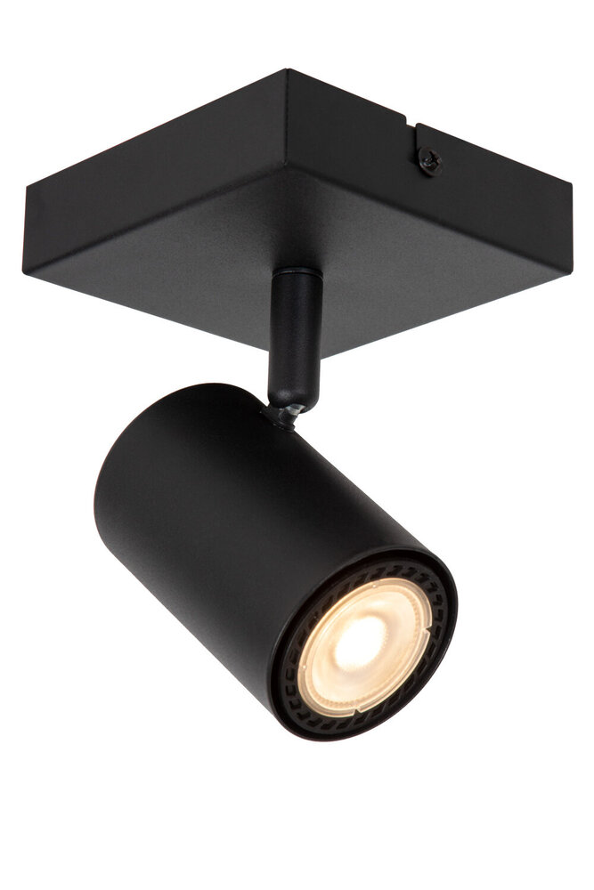 Lucide AMIGO - Plafondspot - 1xGU10 (MR16) - Zwart