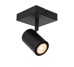 Lucide AMIGO - Plafondspot - 1xGU10 (MR16) - Zwart