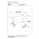 Lucide KIANTI - Plafondspot - Ø 15 cm - 2xGU10 (MR16) - Zwart Lucide KIANTI - Plafondspot - Ø 15 cm - 2xGU10 (MR16) - Zwart