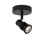 Lucide KIANTI - Plafondspot - Ø 10 cm - 1xGU10 (MR16) - Zwart
