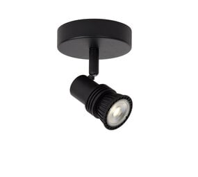 Lucide KIANTI - Plafondspot - Ø 10 cm - 1xGU10 (MR16) - Zwart