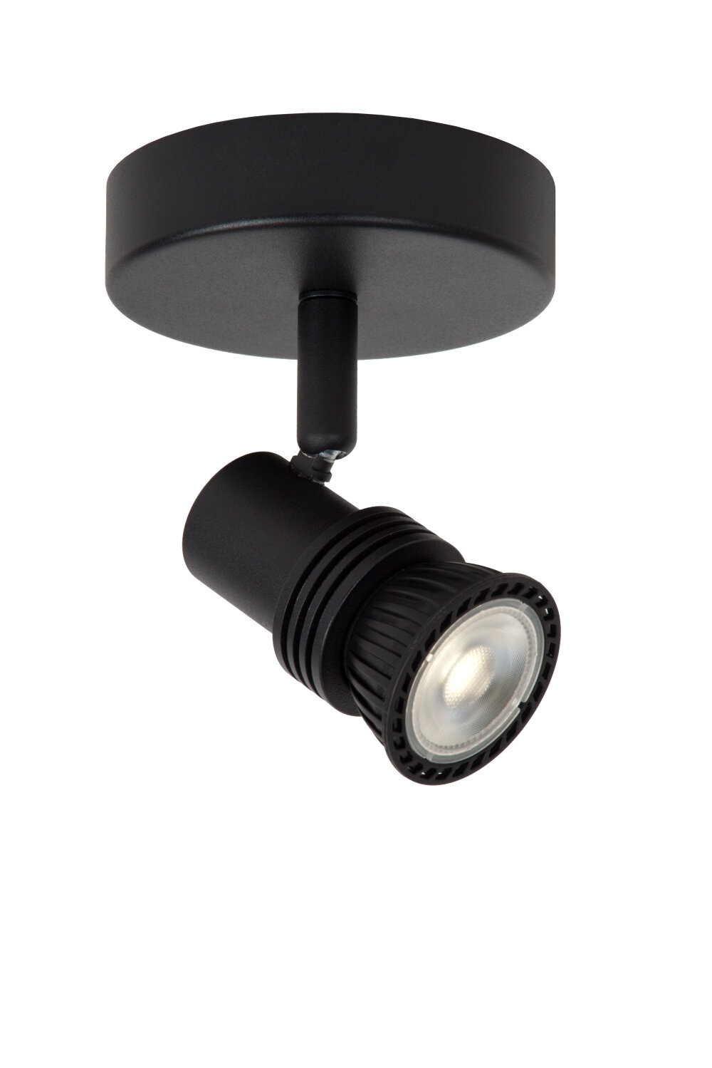 Lucide KIANTI - Plafondspot - Ø 10 cm - 1xGU10 - Zwart