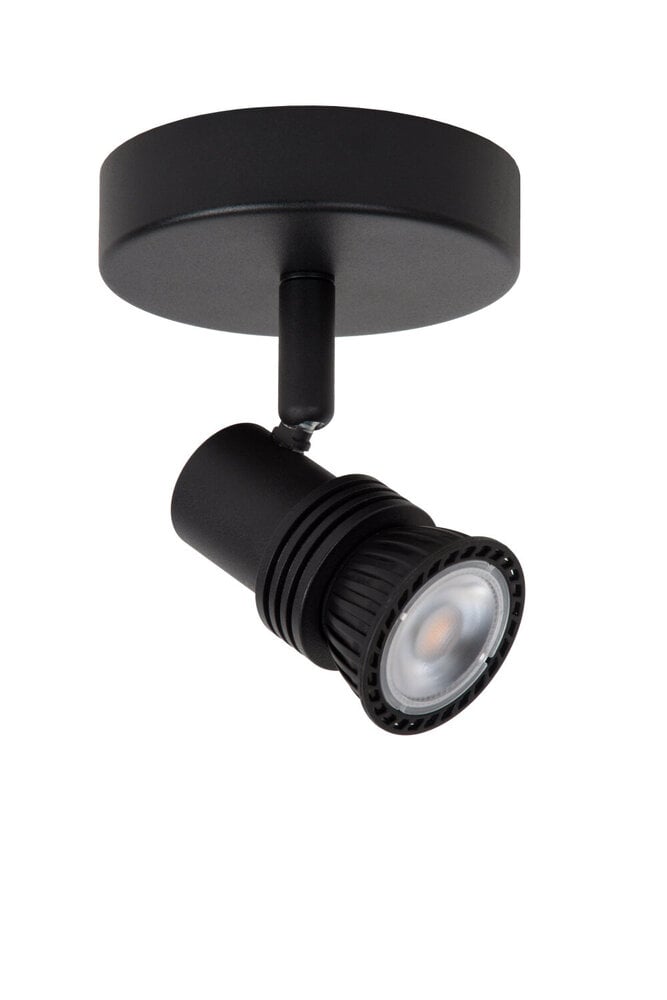 Lucide KIANTI - Plafondspot - Ø 10 cm - 1xGU10 (MR16) - Zwart