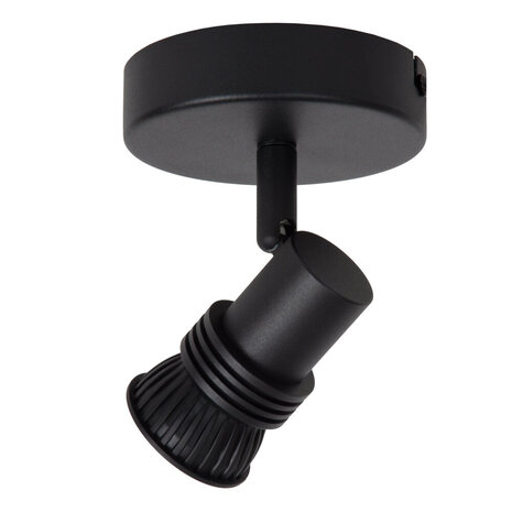 Lucide KIANTI - Plafondspot - Ø 10 cm - 1xGU10 (MR16) - Zwart