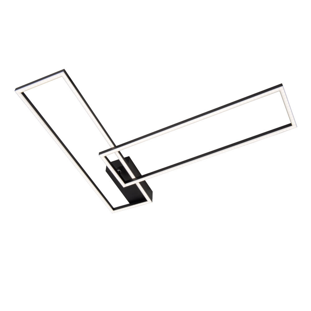 Lucide ARIANNE - Plafonnière - LED - CCT - 1x23W 2700K/4000K - Zwart Lucide ARIANNE - Plafonnière - LED - CCT - 1x23W 2700K/4000K - Zwart