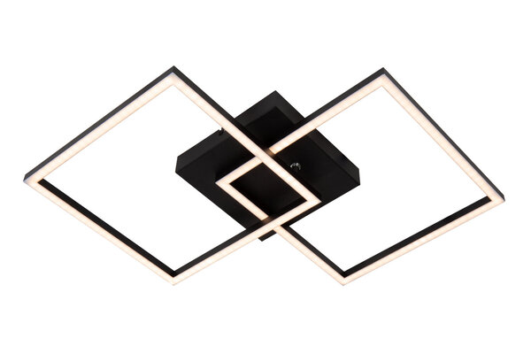 Lucide ARIANNE - Plafonnière - LED - CCT - 1x23W 2700K/4000K - Zwart Lucide ARIANNE - Plafonnière - LED - CCT - 1x23W 2700K/4000K - Zwart