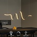 Lucide Premium LAMBADA - Hanglamp - LED Dimb. - 1x33W 2700K/3200K - Mat Goud / Messing Lucide Premium LAMBADA - Hanglamp - LED Dimb. - 1x33W 2700K/3200K - Mat Goud / Messing