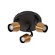 Lucide EMILE - Plafondspot - Ø 23 cm - 3xGU10 (MR16) - Mat Goud / Messing