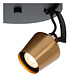 Lucide EMILE - Plafondspot - Ø 20 cm - 2xGU10 (MR16) - Mat Goud / Messing