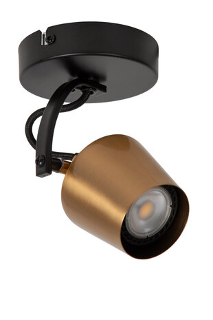 Lucide EMILE - Plafondspot - Ø 10,5 cm - 1xGU10 (MR16) - Mat Goud / Messing Lucide EMILE - Plafondspot - Ø 10,5 cm - 1xGU10 (MR16) - Mat Goud / Messing