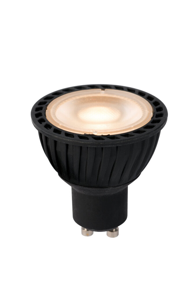 Lucide MR16 - Led lamp - Ø 5 cm - LED - GU10 (MR16) - 1x5W 2700K - Dag/nacht sensor - Zwart