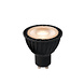 Lucide MR16 - Led lamp - Ø 5 cm - LED - GU10 (MR16) - 1x5W 2700K - Dag/nacht sensor - Zwart