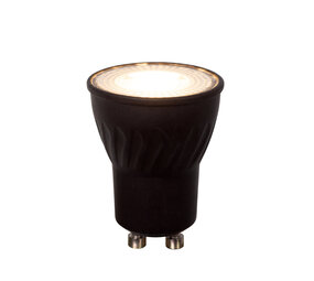 Lucide MR11 - Led lamp - Ø 3,5 cm - LED Dimb. - GU10 (MR11) - 1x3,8W 2700K - Zwart