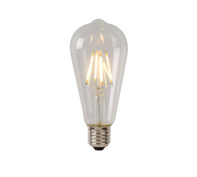Lucide ST64 Class B - Filament lamp - Ø 6,4 cm - LED Dimb. - E27 - 1x7W 2700K - Transparant Lucide ST64 Class B - Filament lamp - Ø 6,4 cm - LED Dimb. - E27 - 1x7W 2700K - Transparant