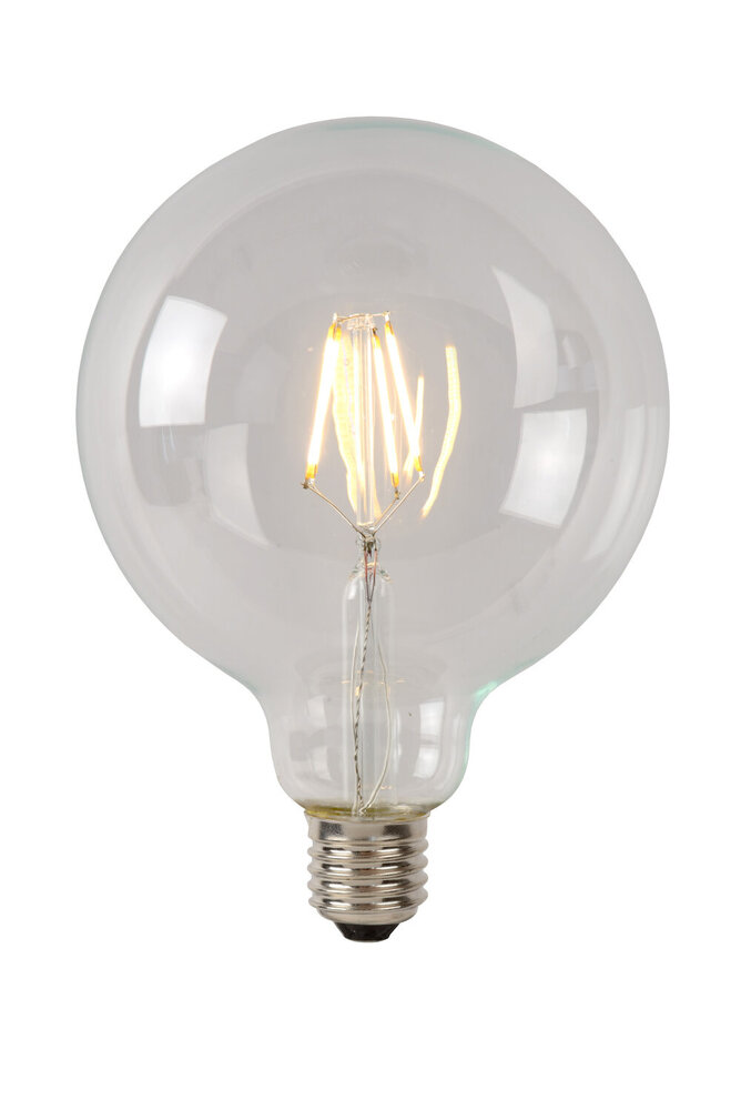 Lucide G125 Class B - Filament lamp - Ø 12,5 cm - LED Dimb. - E27 - 1x7W 2700K - Transparant Lucide G125 Class B - Filament lamp - Ø 12,5 cm - LED Dimb. - E27 - 1x7W 2700K - Transparant