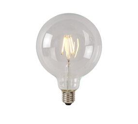 Lucide G125 Class B - Filament lamp - Ø 12,5 cm - LED Dimb. - E27 - 1x7W 2700K - Transparant