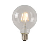 Lucide G80 Class B - Filament lamp - Ø 8 cm - LED Dimb. - E27 - 1x7W 2700K - Transparant