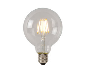 Lucide G80 Class B - Filament lamp - Ø 8 cm - LED Dimb. - E27 - 1x7W 2700K - Transparant Lucide G80 Class B - Filament lamp - Ø 8 cm - LED Dimb. - E27 - 1x7W 2700K - Transparant