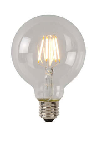 Lucide G80 Class A - Filament lamp - Ø 8 cm - LED - E27 - 1x7W 2700K - Transparant Lucide G80 Class A - Filament lamp - Ø 8 cm - LED - E27 - 1x7W 2700K - Transparant