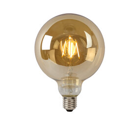 Lucide G125 - Filament lamp - Ø 12,5 cm - LED Dimb. - E27 - 1x8W 2700K - Amber Lucide G125 - Filament lamp - Ø 12,5 cm - LED Dimb. - E27 - 1x8W 2700K - Amber