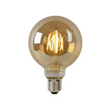 Lucide G95 - Filament lamp - Ø 9,5 cm - LED Dimb. - E27 - 1x5W 2700K - Amber Lucide G95 - Filament lamp - Ø 9,5 cm - LED Dimb. - E27 - 1x5W 2700K - Amber