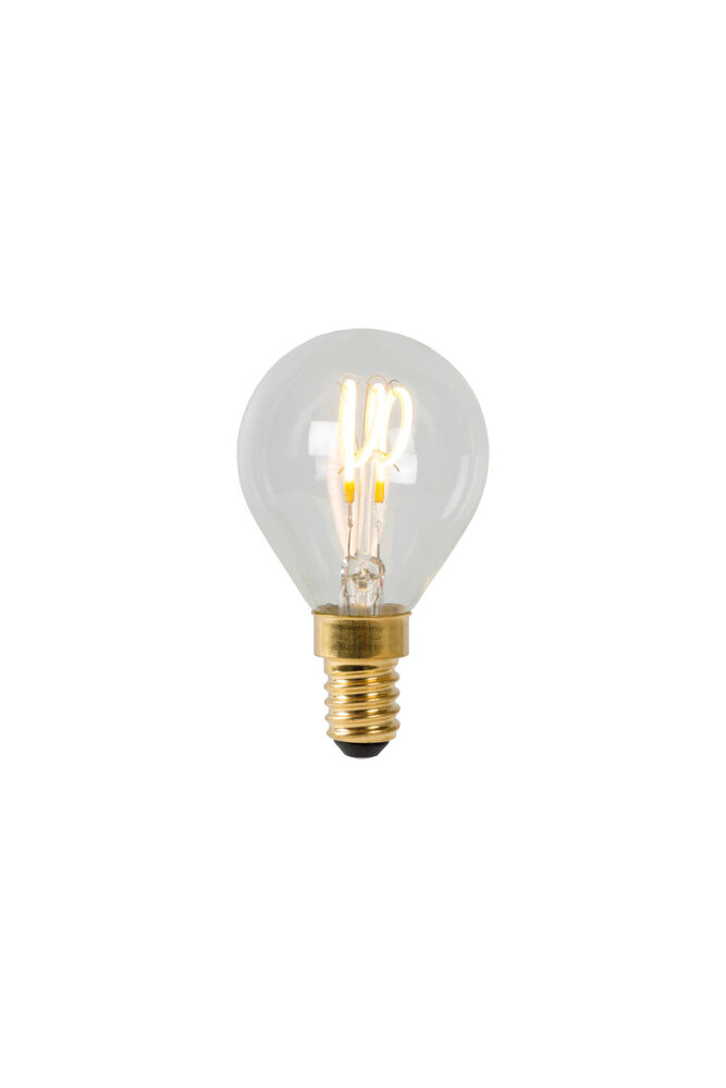 Lucide P45 - Filament lamp - Ø 4,5 cm - LED Dimb. - E14 - 1x3W 2700K - Transparant Lucide P45 - Filament lamp - Ø 4,5 cm - LED Dimb. - E14 - 1x3W 2700K - Transparant