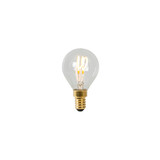 Lucide P45 - Filament lamp - Ø 4,5 cm - LED Dimb. - E14 - 1x3W 2700K - Transparant