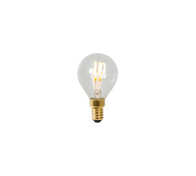 Lucide P45 - Filament lamp - Ø 4,5 cm - LED Dimb. - E14 - 1x3W 2700K - Transparant Lucide P45 - Filament lamp - Ø 4,5 cm - LED Dimb. - E14 - 1x3W 2700K - Transparant