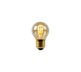Lucide G45 - Filament lamp - Ø 4,5 cm - LED Dimb. - E27 - 1x3W 2200K - Amber Lucide G45 - Filament lamp - Ø 4,5 cm - LED Dimb. - E27 - 1x3W 2200K - Amber