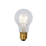 Lucide A60 - Filament lamp - Ø 6 cm - LED Dimb. - E27 - 1x4,9W 2700K - Transparant Lucide A60 - Filament lamp - Ø 6 cm - LED Dimb. - E27 - 1x4,9W 2700K - Transparant