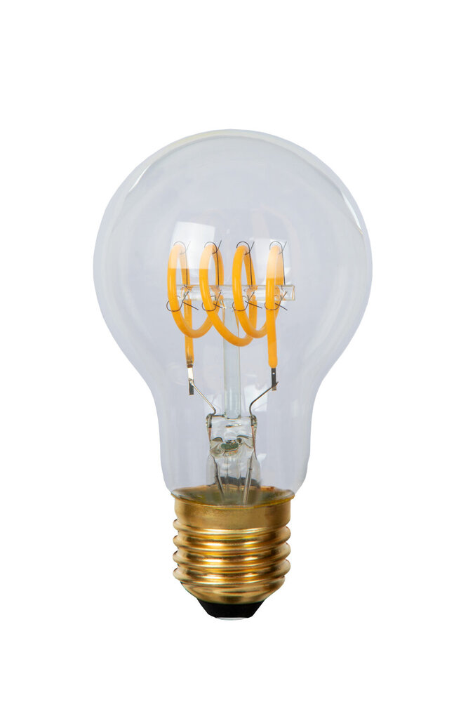 Lucide A60 - Filament lamp - Ø 6 cm - LED Dimb. - E27 - 1x4,9W 2700K - Transparant Lucide A60 - Filament lamp - Ø 6 cm - LED Dimb. - E27 - 1x4,9W 2700K - Transparant