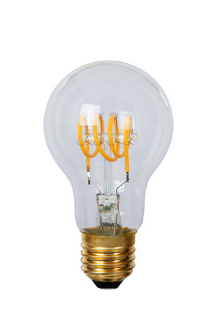 Lucide A60 - Filament lamp - Ø 6 cm - LED Dimb. - E27 - 1x4,9W 2700K - Transparant Lucide A60 - Filament lamp - Ø 6 cm - LED Dimb. - E27 - 1x4,9W 2700K - Transparant