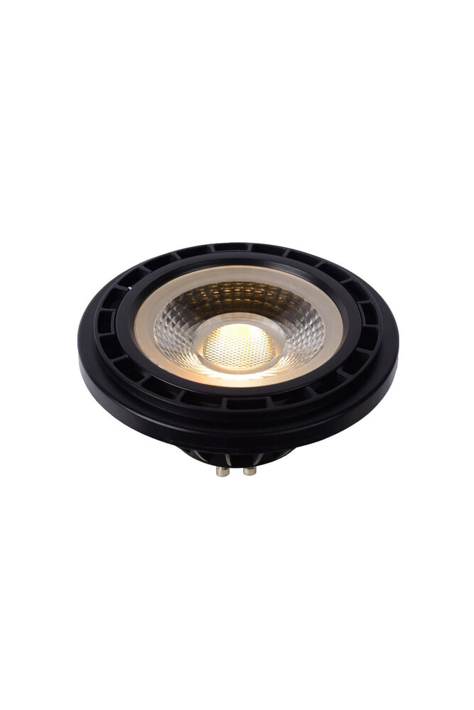 Lucide ES111 - Led lamp - Ø 11 cm - LED Dim to warm - GU10 (MR16) - 1x12W 2200K/3000K - Zwart