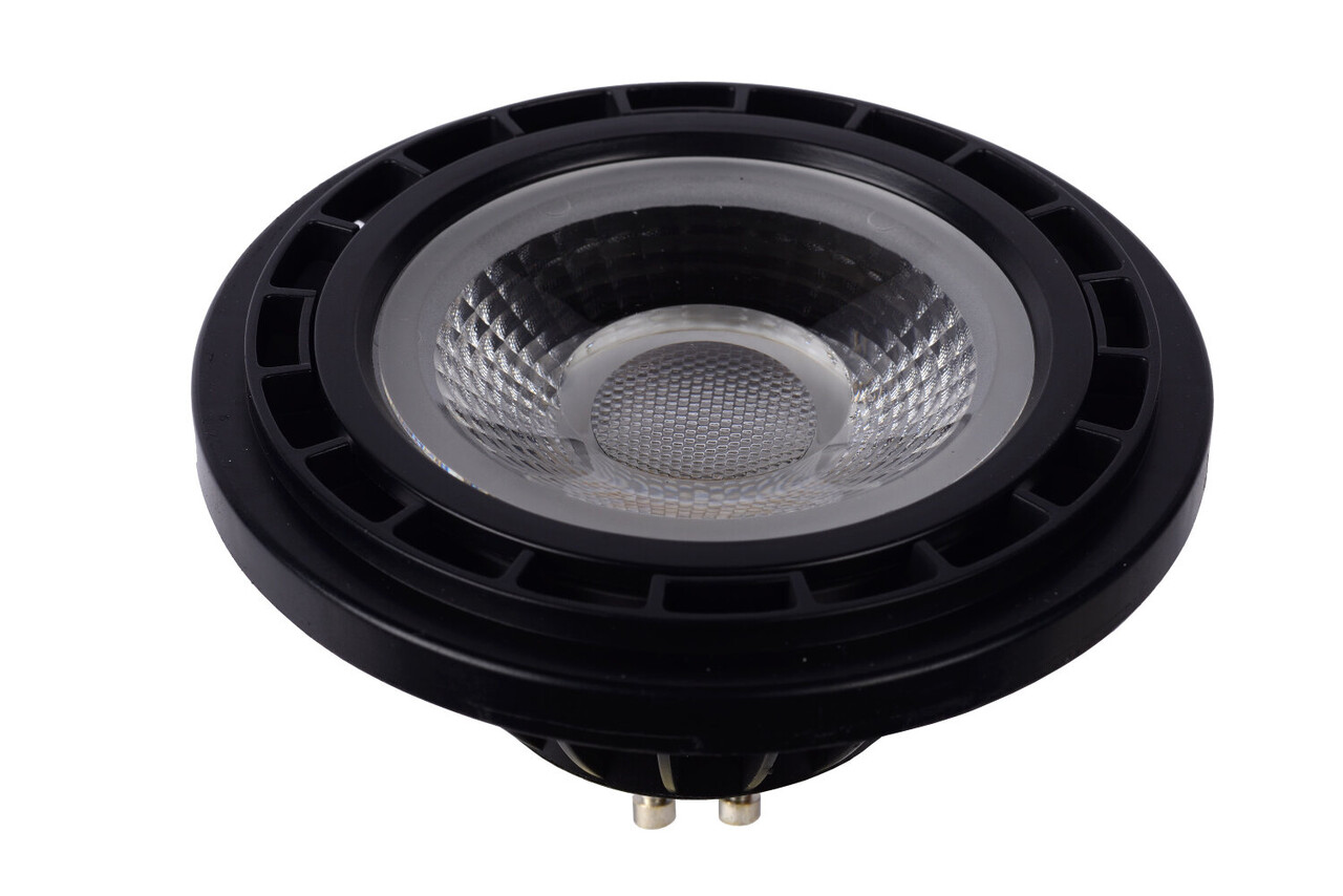 Lucide ES111 - Led lamp - Ø 11 cm - LED Dim to warm - GU10 (MR16) - 1x12W 2200K/3000K - Zwart