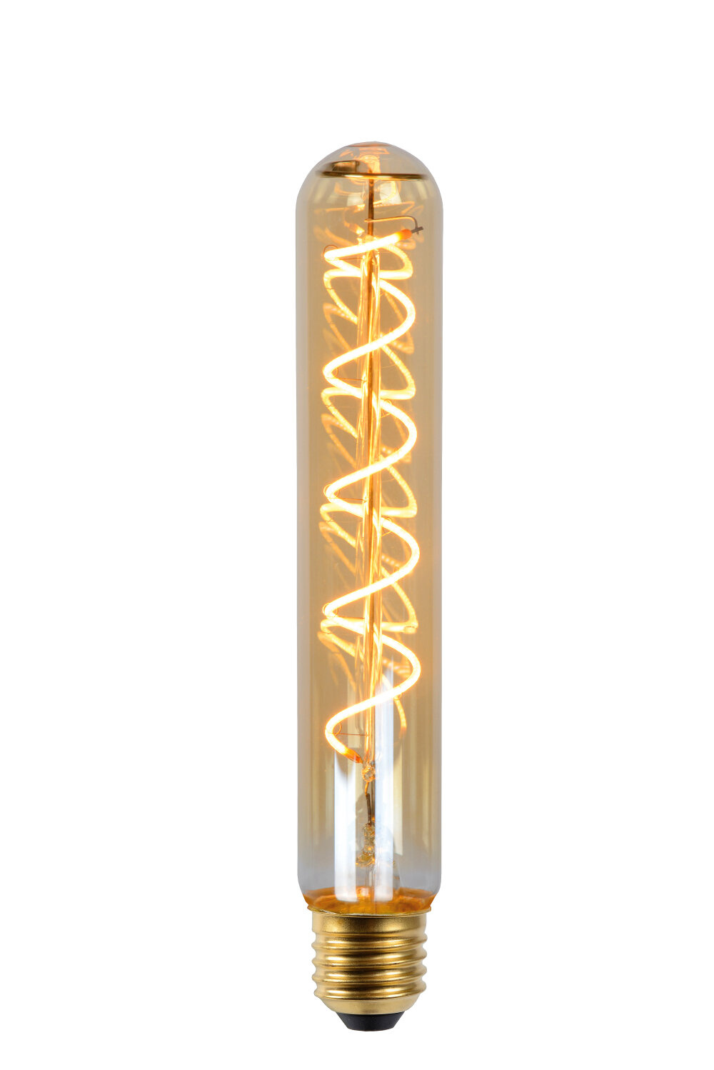 Lucide T32 - Filament lamp - Ø 3,2 cm - LED Dimb. - E27 - 1x4,9W 2200K - Amber afbeelding