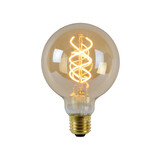 Lucide G95 - Filament lamp - Ø 9,5 cm - LED Dimb. - E27 - 1x4,9W 2200K - Amber Lucide G95 - Filament lamp - Ø 9,5 cm - LED Dimb. - E27 - 1x4,9W 2200K - Amber