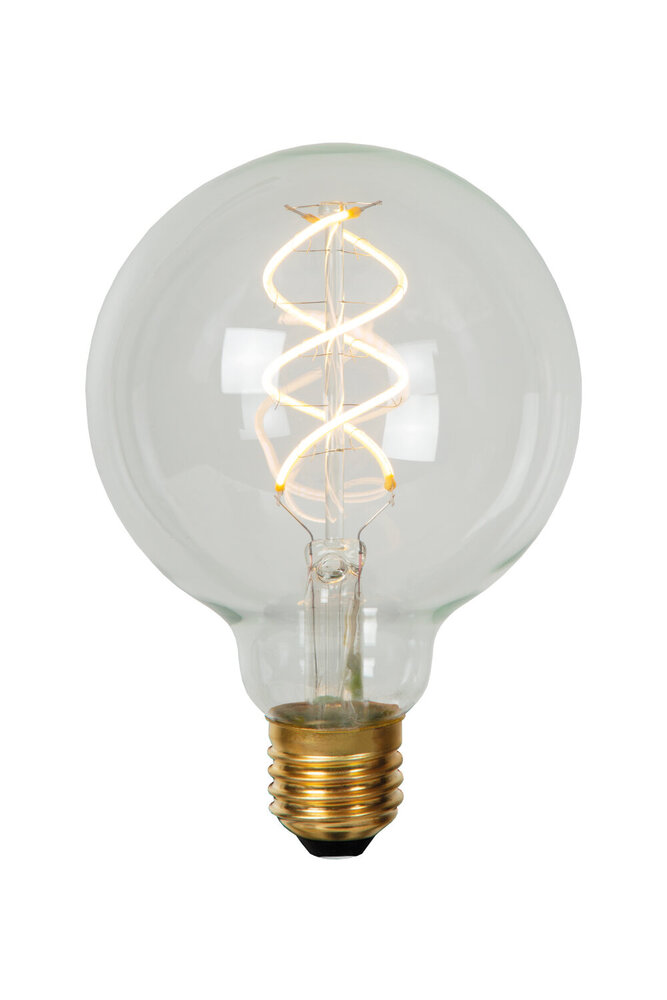 Lucide G95 - Filament lamp - Ø 9,5 cm - LED Dimb. - E27 - 1x4,9W 2700K - Transparant Lucide G95 - Filament lamp - Ø 9,5 cm - LED Dimb. - E27 - 1x4,9W 2700K - Transparant