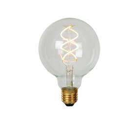 Lucide G95 - Filament lamp - Ø 9,5 cm - LED Dimb. - E27 - 1x4,9W 2700K - Transparant