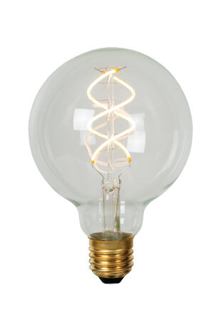 Lucide G95 - Filament lamp - Ø 9,5 cm - LED Dimb. - E27 - 1x4,9W 2700K - Transparant Lucide G95 - Filament lamp - Ø 9,5 cm - LED Dimb. - E27 - 1x4,9W 2700K - Transparant