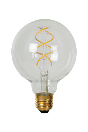 Lucide G95 - Filament lamp - Ø 9,5 cm - LED Dimb. - E27 - 1x4,9W 2700K - Transparant Lucide G95 - Filament lamp - Ø 9,5 cm - LED Dimb. - E27 - 1x4,9W 2700K - Transparant