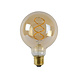 Lucide G95 TWILIGHT SENSOR - Filament lamp - Ø 9,5 cm - LED - E27 - 1x4W 2200K - Dag/nacht sensor - Amber