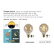 Lucide G95 TWILIGHT SENSOR - Filament lamp - Ø 9,5 cm - LED - E27 - 1x4W 2200K - Dag/nacht sensor - Amber
