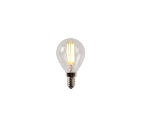 Lucide P45 - Filament lamp - Ø 4,5 cm - LED Dimb. - E14 - 1x4W 2700K - Transparant Lucide P45 - Filament lamp - Ø 4,5 cm - LED Dimb. - E14 - 1x4W 2700K - Transparant