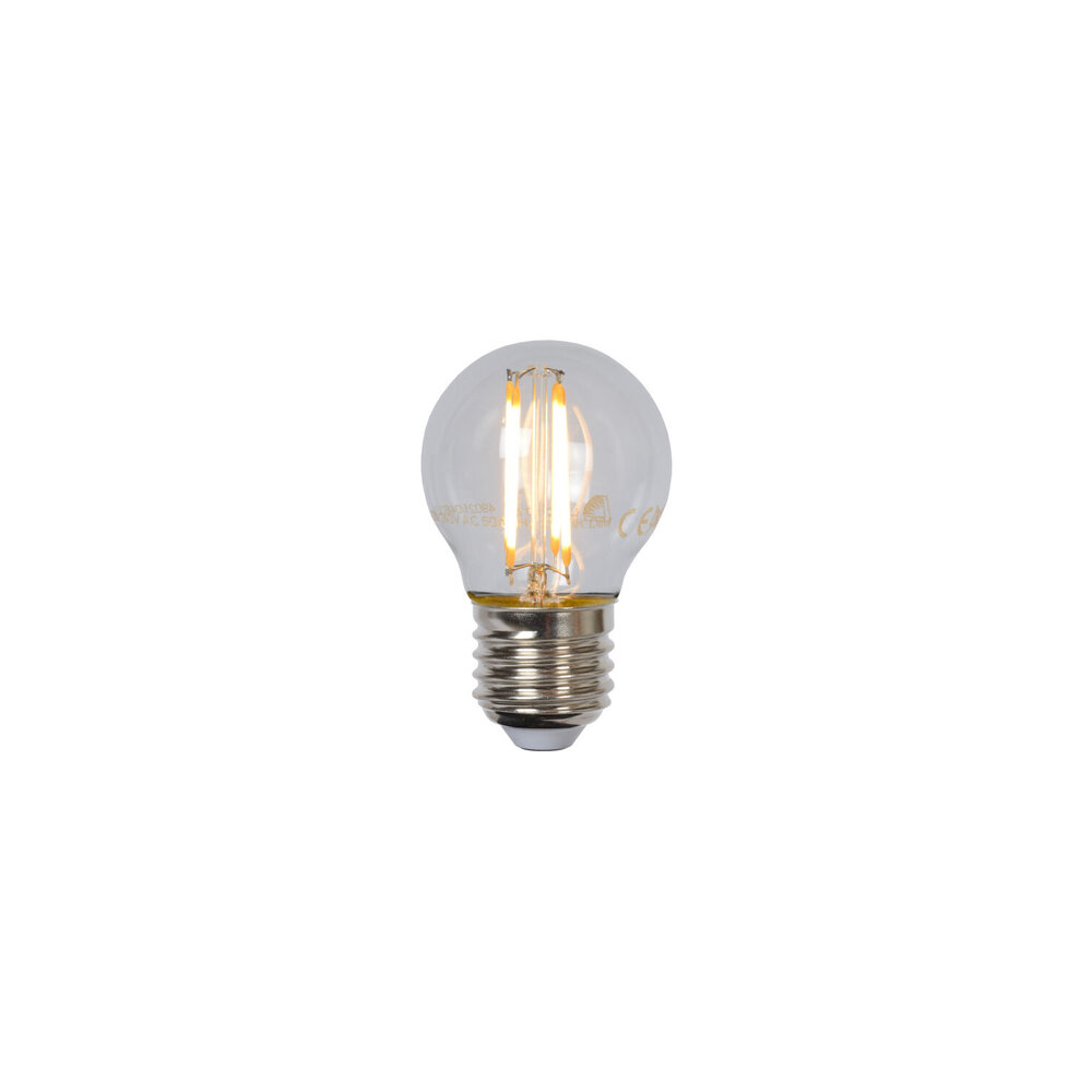 Lucide G45 - Filament lamp - Ø 4,5 cm - LED Dimb. - E27 - 1x4W 2700K - Transparant